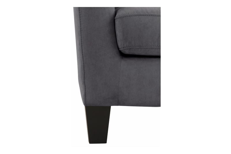 Lenestol Spicy Microfiber - Grå - Møbler - Stoler - Lenestoler - Ørelappstol