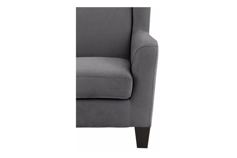 Lenestol Spicy Microfiber - Grå - Møbler - Stoler - Lenestoler - Ørelappstol
