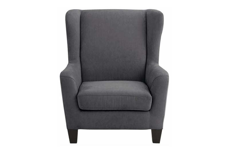Lenestol Spicy Microfiber - Grå - Møbler - Stoler - Lenestoler - Ørelappstol