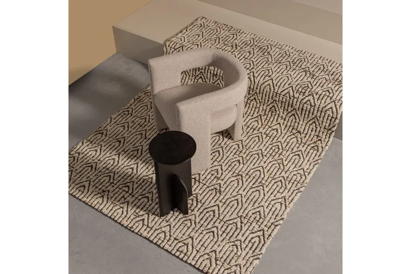 Lenestol Tiwa - Beige - Møbler - Stoler - Lenestoler