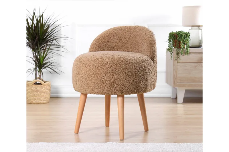 Brookings Lenestol 48 cm - Brun - Møbler - Stoler - Lenestoler - Lenestol uten armlene