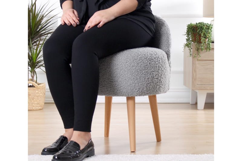 Brookings Lenestol 48 cm - Grå - Møbler - Stoler - Lenestoler - Lenestol uten armlene