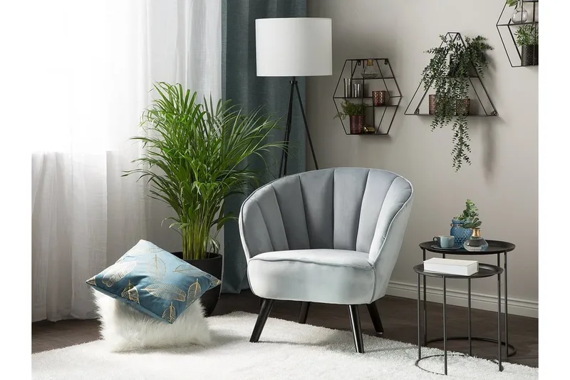 Dala Lenestol - Grå - Møbler - Stoler - Lenestoler - Lenestol uten armlene