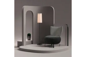 Lolya Lenestol - Antrasitt/Natur - Møbler - Stoler - Lenestoler - Lenestol uten armlene