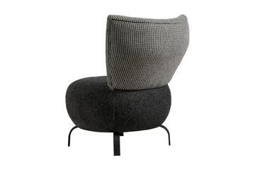 Lolya Lenestol - Antrasitt/Natur - Møbler - Stoler - Lenestoler - Lenestol uten armlene