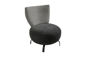 Lolya Lenestol - Antrasitt/Natur - Møbler - Stoler - Lenestoler - Lenestol uten armlene