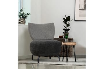 Lolya Lenestol - Antrasitt/Svart - Møbler - Stoler - Lenestoler - Lenestol uten armlene