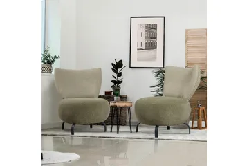 Lolya Lenestol - Grønn/Natur - Møbler - Stoler - Lenestoler - Lenestol uten armlene