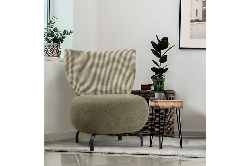 Lolya Lenestol - Grønn/Svart - Møbler - Stoler - Lenestoler - Lenestol uten armlene