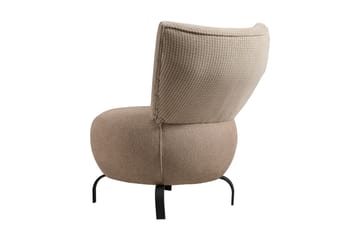 Lolya Lenestol - Kremhvit/Svart - Møbler - Stoler - Lenestoler - Lenestol uten armlene