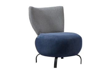 Lolya Lenestol - Mørkeblå/Natur - Møbler - Stoler - Lenestoler - Lenestol uten armlene