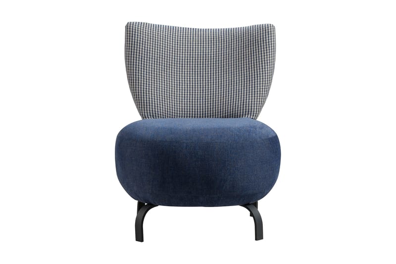 Lolya Lenestol - Mørkeblå/Natur - Møbler - Stoler - Lenestoler - Lenestol uten armlene