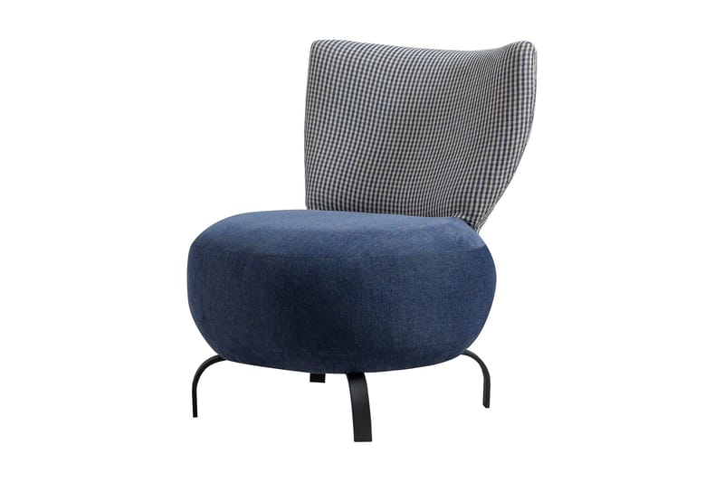 Lolya Lenestol - Mørkeblå/Natur - Møbler - Stoler - Lenestoler - Lenestol uten armlene