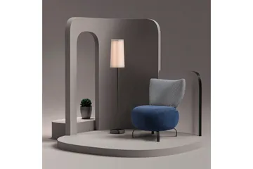 Lolya Lenestol - Mørkeblå/Svart - Møbler - Stoler - Lenestoler - Lenestol uten armlene