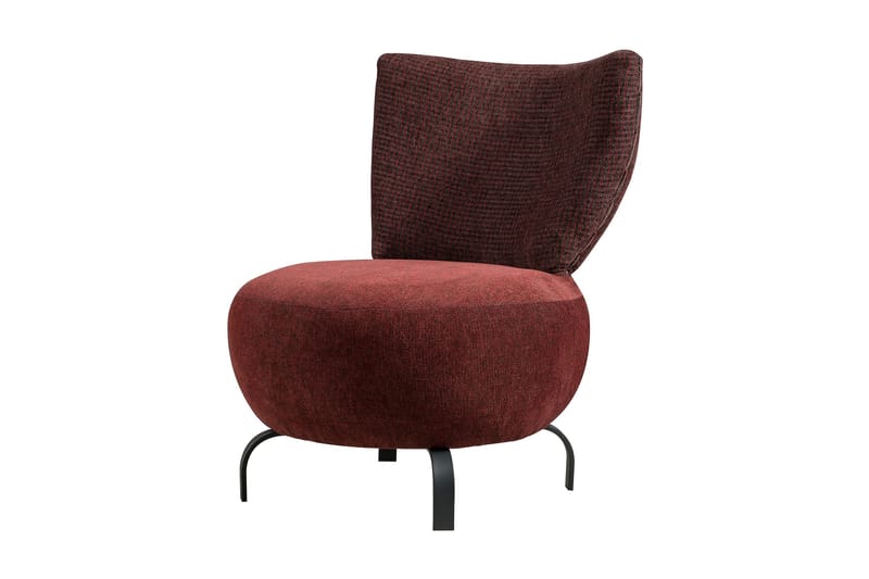 Lolya Lenestol - Rød/Natur - Møbler - Stoler - Lenestoler - Lenestol uten armlene