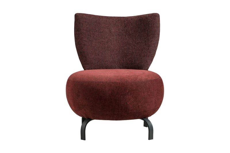 Lolya Lenestol - Rød/Natur - Møbler - Stoler - Lenestoler - Lenestol uten armlene