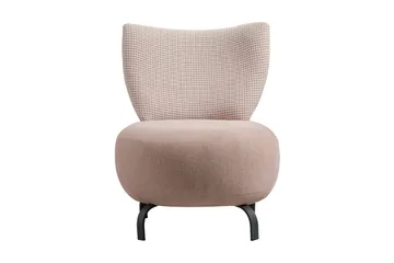 Lolya Lenestol - Rosa/Natur - Møbler - Stoler - Lenestoler - Lenestol uten armlene