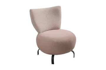 Lolya Lenestol - Rosa/Natur - Møbler - Stoler - Lenestoler - Lenestol uten armlene