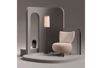 Lolya Lenestol - Rosa/Natur - Møbler - Stoler - Lenestoler - Lenestol uten armlene