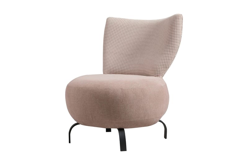 Lolya Lenestol - Rosa/Svart - Møbler - Stoler - Lenestoler - Lenestol uten armlene
