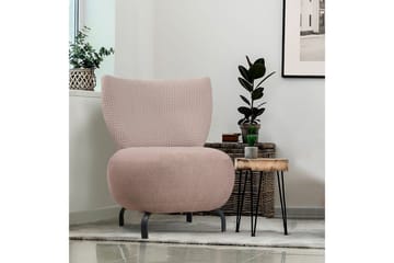 Lolya Lenestol - Rosa/Svart - Møbler - Stoler - Lenestoler - Lenestol uten armlene