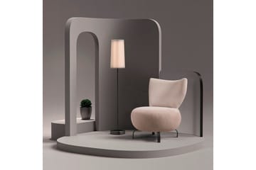 Lolya Lenestol - Rosa/Svart - Møbler - Stoler - Lenestoler - Lenestol uten armlene