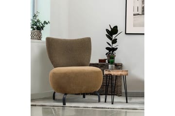 Lolya Lenestol - Sennepsgul/Natur - Møbler - Stoler - Lenestoler - Lenestol uten armlene