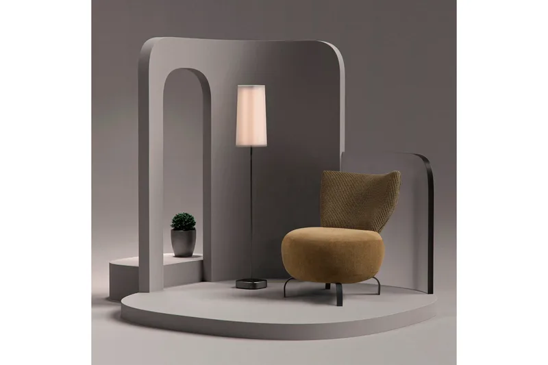 Lolya Lenestol - Sennepsgul/Natur - Møbler - Stoler - Lenestoler - Lenestol uten armlene