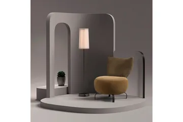 Lolya Lenestol - Sennepsgul/Natur - Møbler - Stoler - Lenestoler - Lenestol uten armlene