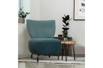 Lolya Lenestol - Turkis/Svart - Møbler - Stoler - Lenestoler - Lenestol uten armlene