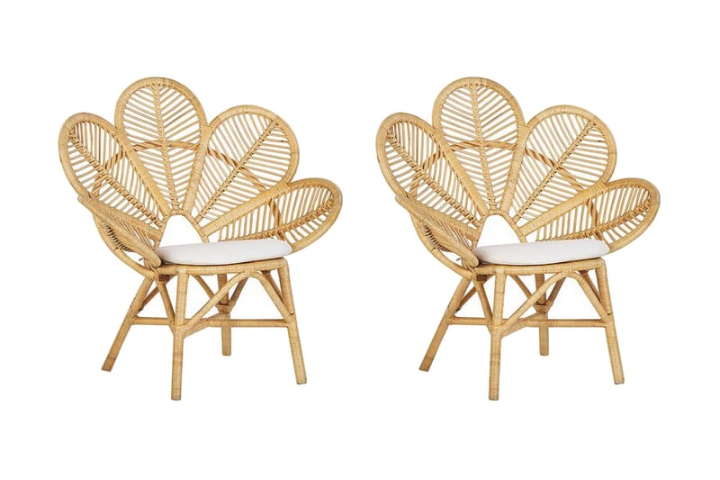 Lorentine Lenestol 2-pk - Rotting - Møbler - Stoler - Lenestoler - Lenestol uten armlene