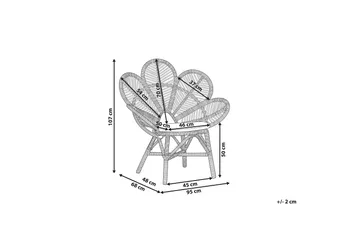 Lorentine Lenestol 2-pk - Rotting - Møbler - Stoler - Lenestoler - Lenestol uten armlene