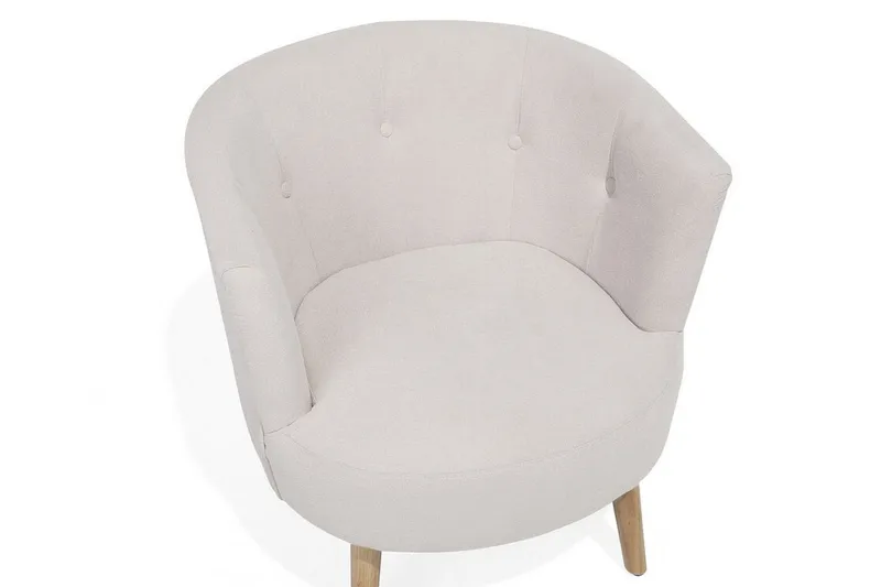 Odenzen Lenestol - Hvit - Møbler - Stoler - Lenestoler - Lenestol uten armlene