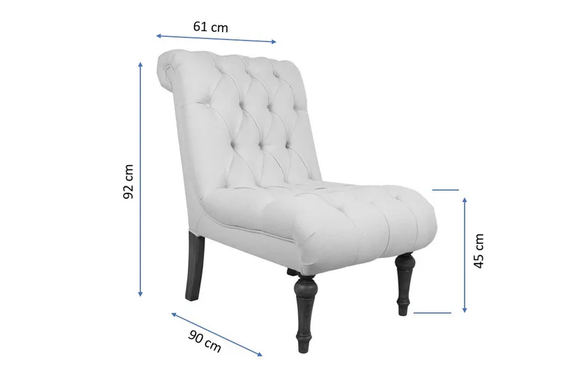 Sanjosea Lenestol - Lysebrun/Natur - Møbler - Stoler - Lenestoler - Lenestol uten armlene