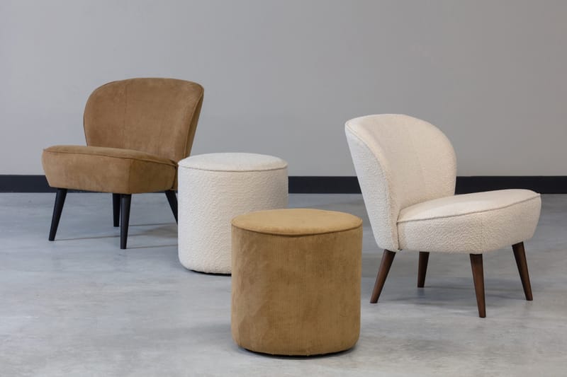 Serra Lenestol - Kremhvit|Bouclé - Møbler - Stoler - Lenestoler - Lenestol uten armlene