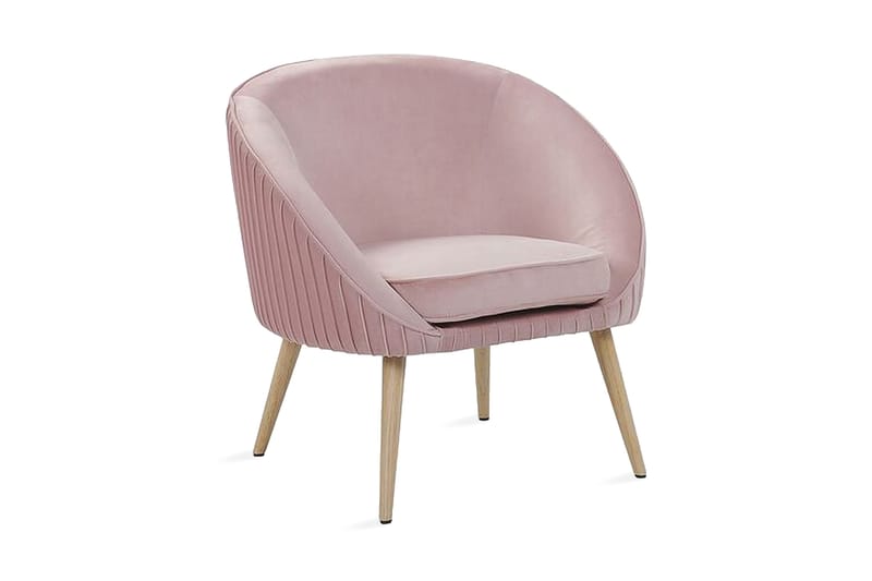 Skaten Fløyelslenestol, Rosa