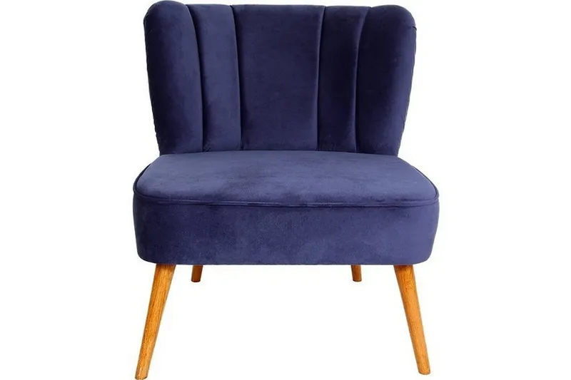 Ullsperger Lenestol med Armlene - Blå - Møbler - Stoler - Lenestoler - Lenestol uten armlene