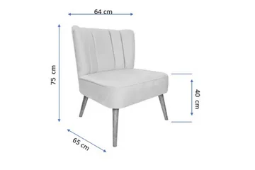 Ullsperger Lenestol med Armlene - Grønn - Møbler - Stoler - Lenestoler - Lenestol uten armlene