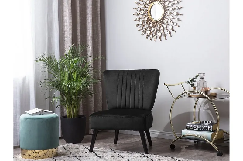 VAASA Lenestol - Svart - Møbler - Stoler - Lenestoler - Lenestol uten armlene