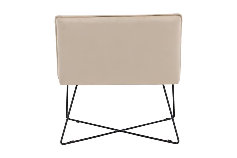 X Lenestol - Beige - Møbler - Stoler - Lenestoler - Lenestol uten armlene