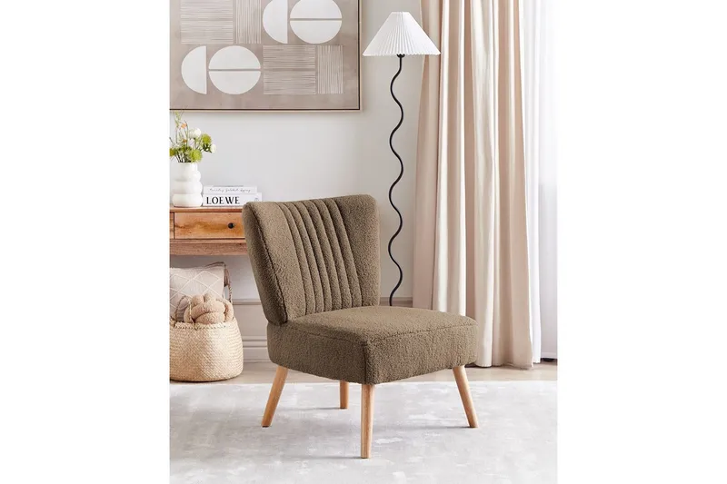 Lenestol Vaasa - Brun, mørkt tre - Møbler - Stoler - Lenestoler - Lenestol uten armlene