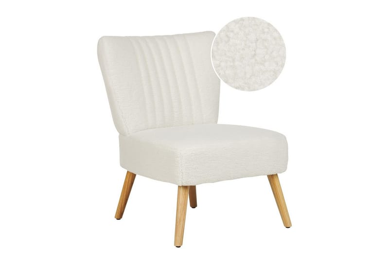 Lenestol Vaasa, Hvit, mørkt tre