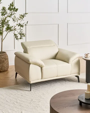 Lenestol Vejen - Beige - Møbler - Stoler - Lenestoler - Klubblenestol