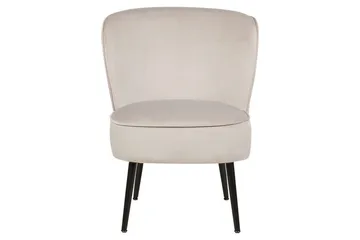 Lenestol Voss - Beige, grå, svart - Møbler - Stoler - Lenestoler - Lenestol uten armlene