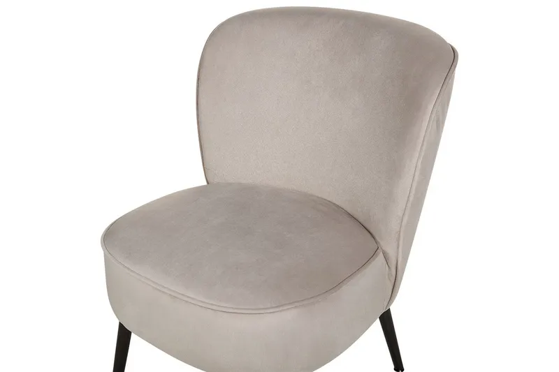 Lenestol Voss - Beige, grå, svart - Møbler - Stoler - Lenestoler - Lenestol uten armlene