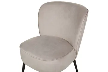 Lenestol Voss - Beige, grå, svart - Møbler - Stoler - Lenestoler - Lenestol uten armlene