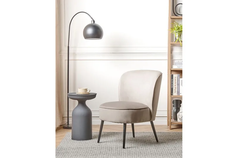 Lenestol Voss - Beige, grå, svart - Møbler - Stoler - Lenestoler - Lenestol uten armlene