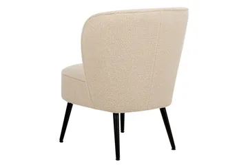 Lenestol Voss - Beige, svart - Møbler - Stoler - Lenestoler - Lenestol uten armlene