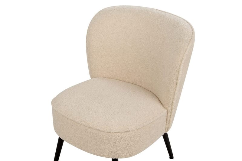 Lenestol Voss - Beige, svart - Møbler - Stoler - Lenestoler - Lenestol uten armlene