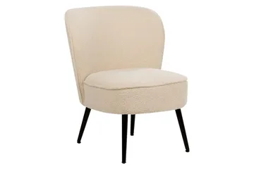 Lenestol Voss - Beige, svart - Møbler - Stoler - Lenestoler - Lenestol uten armlene